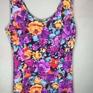 Floral Print Skater Dress